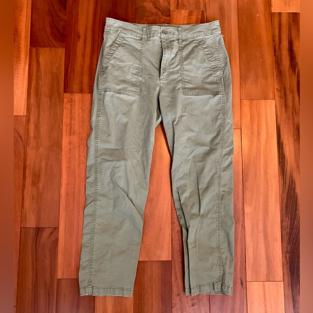 Olive green pants